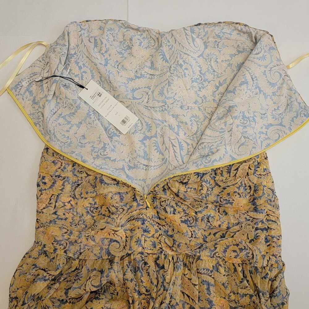 Veronica Beard Lucine Paisley Silk Gown - Picture 9 of 15